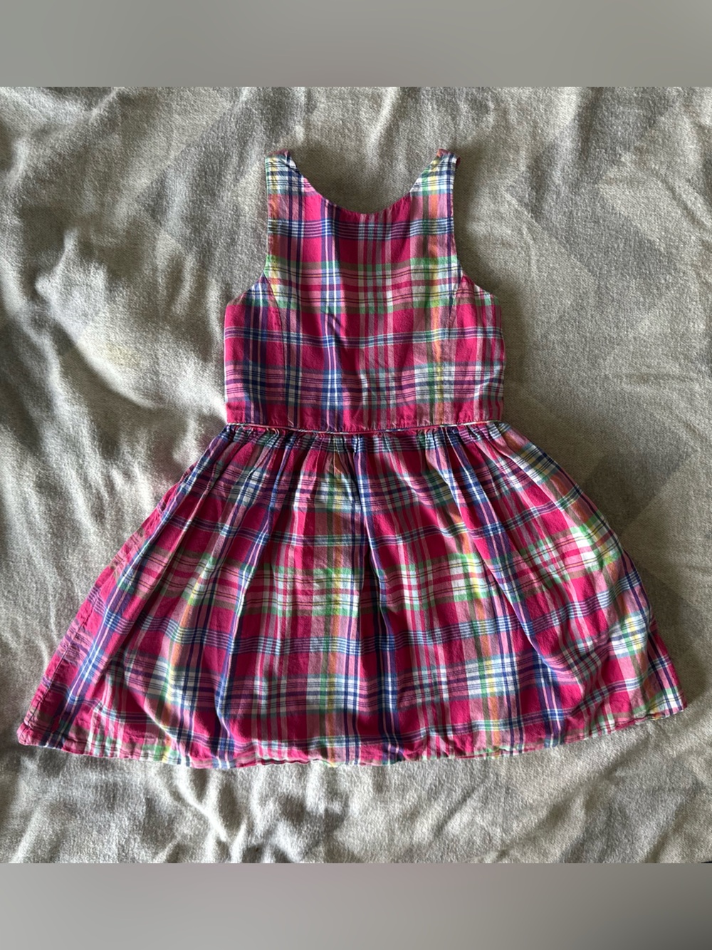 Polo by Ralph Lauren Pink Plaid Dress size 6